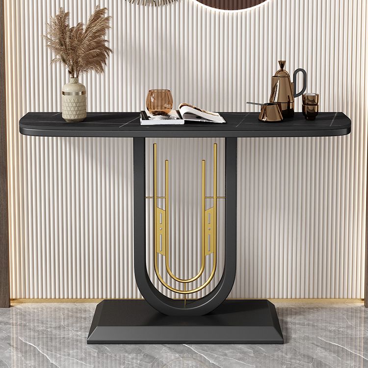 Tavolo console a mezza luna antico tavolo di divano console di finitura in pietra