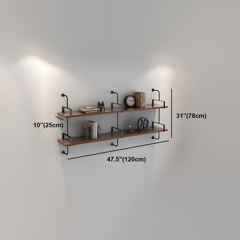 Wall Mounted Bookcase Shelf Industrial Rectangular Shelves for Study Room Clearhalo 'Bookcases' 'furn' 'furn_bookcases' 'Furniture' 'furniture_bookcases' 'kitchen' 'kitchen_bookcases' 'Living Room Furniture' 'Office Furniture' 1200x1200_8e6e6aad-a8b4-4c67-b33b-ea8417f9f2f3
