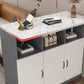 Modern Bistro Bar Table Rectangle Wooden Bar Table with Storage Clearhalo 'Bar Furniture' 'Bar Tables' 'bar_tables' 'furn' 'furn_bar_tables' 'Furniture' 'Kitchen & Dining Furniture' 1200x1200_8e6ee4e5-831b-4883-8d99-46b1b314a970