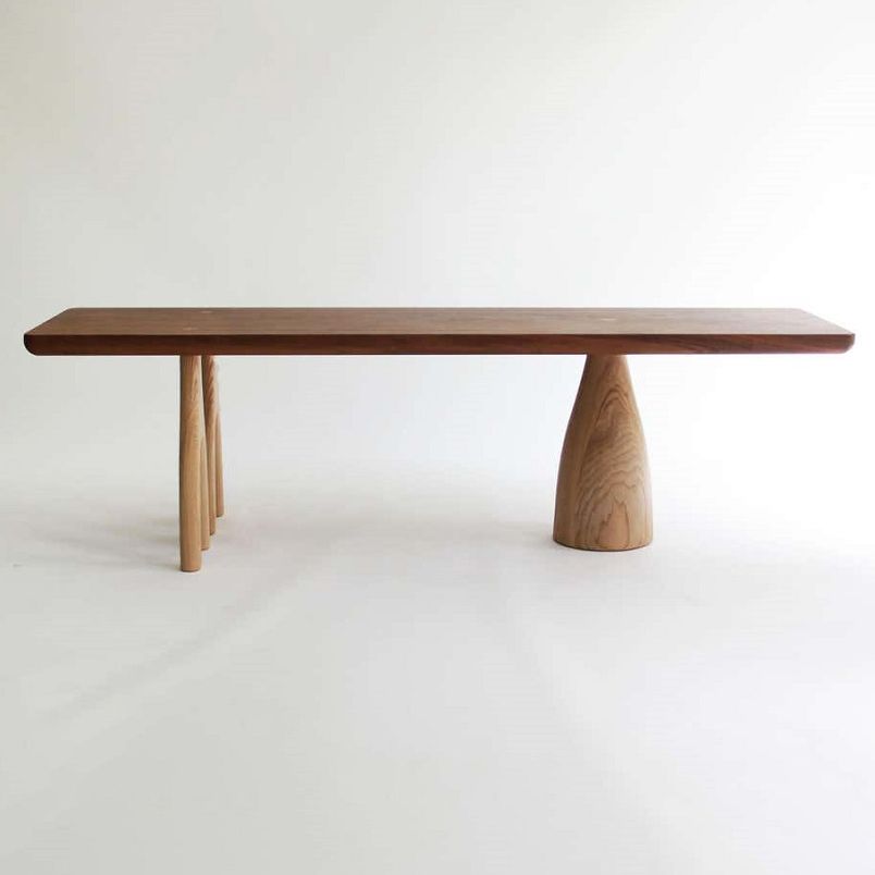 Modern Solid Wood Rectangle Table Brown Standard Dining Table for Kitchen Clearhalo ' dining_table' 'Dining Tables & Seating' 'Dining Tables' 'furn' 'furn_dining_table' 'Furniture' 'furniture_dining_table' 'Kitchen & Dining Furniture' 'kitchen&dining_furn' 'kitchen' 'kitchen_dining_table' 1200x1200_8e701ecf-a849-4cf2-9575-de0bf0388beb