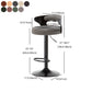 Industrial Style Bar Stool Round Leather Seat with Adjustable Height for Counter Bar Clearhalo 'Bar Furniture' 'Bar Stools' 'bar_stools' 'furn' 'furn_bar_stools' 'furniture_bar_stools' 'Kitchen & Dining Furniture' 'kitchen&dining_furn' 'kitchen' 'kitchen_furn' Furniture' 1200x1200_8e731b79-addd-476f-8381-b8f662567015