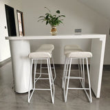 Industrial Style Wood Top Counter Table 42-inch Height Table for Living Room Clearhalo 'Bar Furniture' 'Bar Tables' 'bar_tables' 'furn' 'furn_bar_tables' 'Furniture' 'furniture_bar_tables' 'Kitchen & Dining Furniture' 1200x1200_8e73cc8c-a331-4529-9b52-9e38b9bac01f