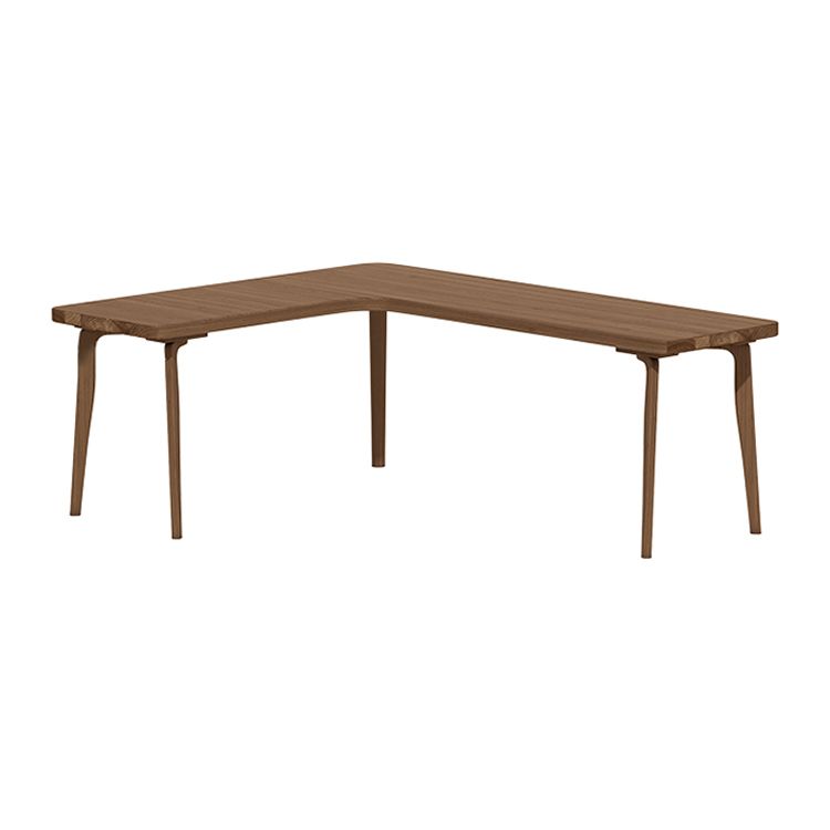 Scrivania per uffici a forma di L semplice da 29,6 pollici per la casa per camera da letto e soggiorno