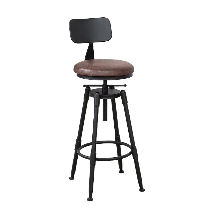Moderno de estilo redondo Round Barstool Taburete de mostrador de madera con patas de madera