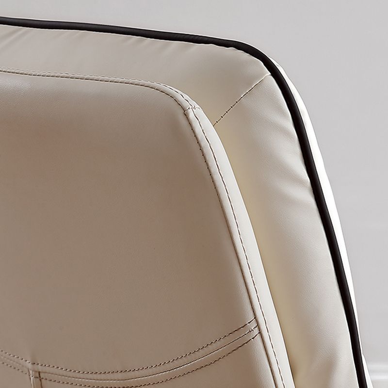Modern Tufted Managers Chair Faux Leather Desk Mid-Back Chair Clearhalo 'furn' 'furn_office_chair' 'Furniture' 'Office Chairs' 'Office Furniture' 'office_chair' 1200x1200_8e7cde64-b94a-45f8-8a0b-97d81918b2da