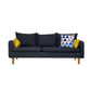 Square Arm Modern Sofa 30"W Linen Sofa for Living Room with Storage Clearhalo 'furn' 'furn_sofas' 'Furniture' 'furniture_sofas' 'kitchen' 'kitchen_sofas' 'Living Room Furniture' 'Sofa' 'sofas' 1200x1200_8e7d6362-dce6-45e4-a926-911742205534