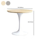 Modern Round Wood Tabletop Metal Tulip Base Dining Table for Dining Room