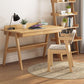 Contemporary Dining Chairs Arm Side Chair with Wooden Legs for Kitchen