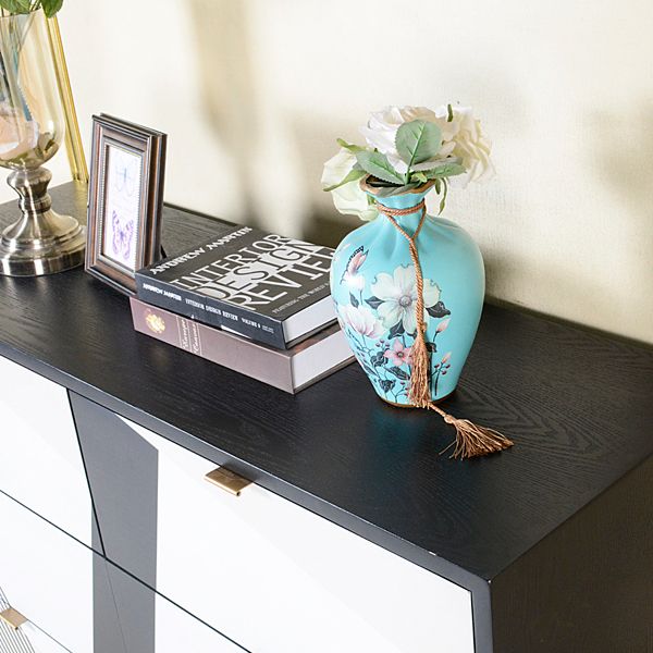 15.6-inch W Solid Wood Storage Chest Classic Glam Dresser with 3/5/6 Drawers Clearhalo 'Bedroom Furniture' 'Dressers & Chests' 'dressers_chests' 'furn' 'furn_dressers_chests' 'Furniture' 1200x1200_8e7fb74d-59d0-4304-9924-f5e5b28267b9
