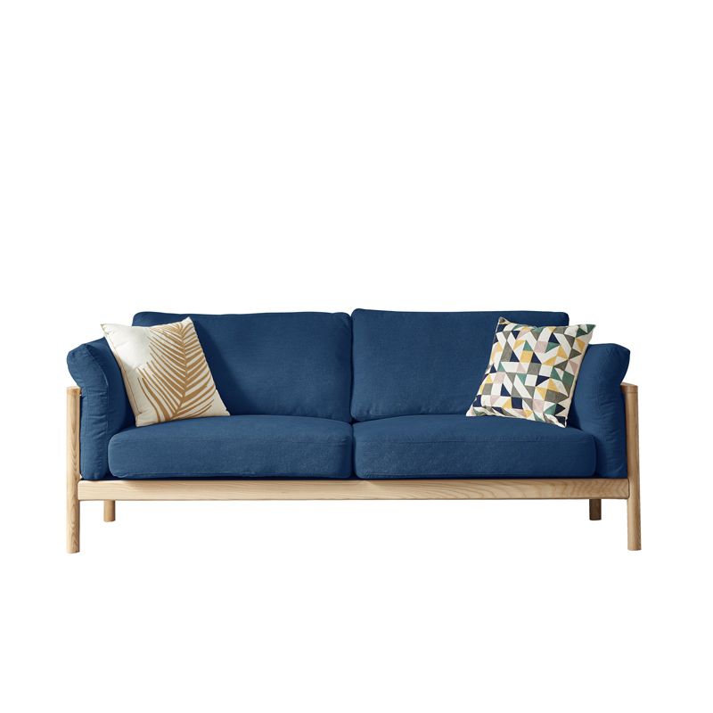 Contemporary Loose Back Sofa 32.68"High Pillow Top Arm Fabric Sofa for Living Room Clearhalo 'furn' 'furn_sofas' 'Furniture' 'furniture_sofas' 'kitchen' 'kitchen_sofas' 'Living Room Furniture' 'Sofa' 'sofas' 1200x1200_8e82276c-6e5f-46ab-bced-c877596e6f41
