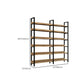 Metal and Wooden Shelf Bookcase Open Modern Brown Book Shelf for Office Clearhalo 'Bookcases' 'furn' 'furn_bookcases' 'Furniture' 'Office Furniture' 1200x1200_8e836af3-e267-4354-b7ec-d136e0365398