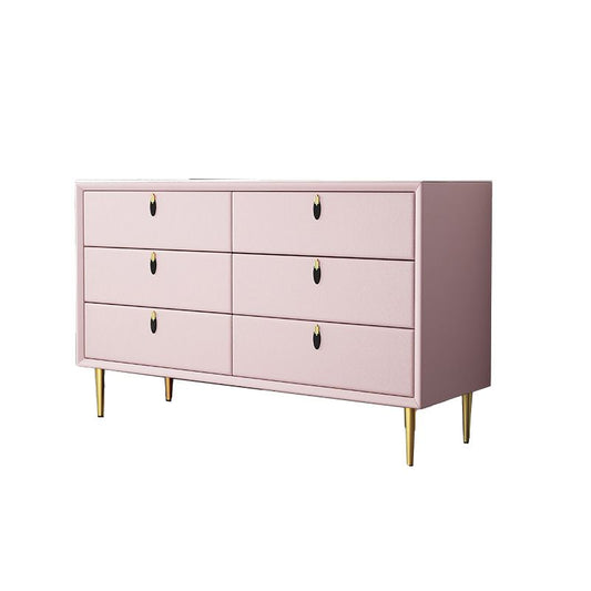 Armoire de rangement carrée de poitrine accent moderne avec finition antique