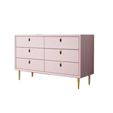 Armoire de rangement carrée de poitrine accent moderne avec finition antique