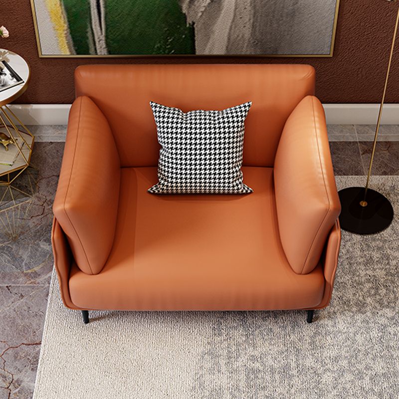 39.37 "L x 33,46" W x 33,46 "H Coussin contemporain Back Pillow Top Arms Chaise