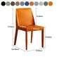 Contemporary Leather Dining Chair Parsons Chair in Matte Finish for Kitchen Clearhalo 'Dining Chairs' 'Dining Tables & Seating' 'dining_chair' 'furn' 'furn_dining_chair' 'Furniture' 'Kitchen & Dining Furniture' 1200x1200_8e87cdb9-30a6-4aa4-b6e6-794885fdd49c