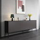 Sideboard in legno ingegnerizzato in stile glam per soggiorno