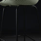 Bucket Plastic Counter Height Bar Stool Scandinavian Armless Stool with Metal Legs