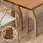 Modern Pine Wood Table for Restaurant Rectangle Dining Table with 3 Legs Clearhalo 'Dining Tables & Seating' 'Dining Tables' 'dining_table' 'furn' 'furn_dining_table' 'Furniture' 'furniture_dining_table' 'Kitchen & Dining Furniture' 'kitchen' 'kitchen_dining_table' 1200x1200_8e89853b-af39-43a6-81a3-8ab1a7ab8440