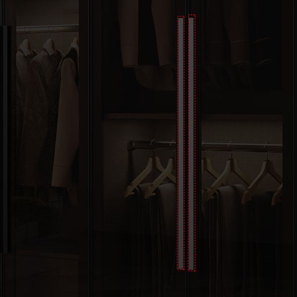 Mirrored Finish Cabinet with Glass Door Contemporary Interior Storage Cabinet