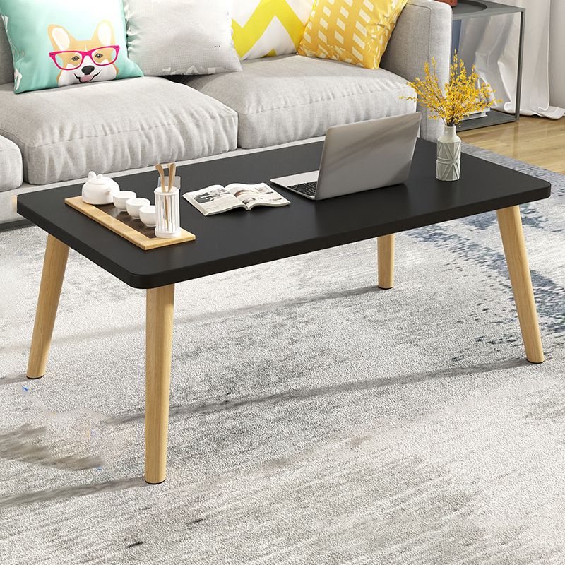 16.5 "lange 4 poten natuurlijke/ witte rechthoekige houten tafelblad salontafel