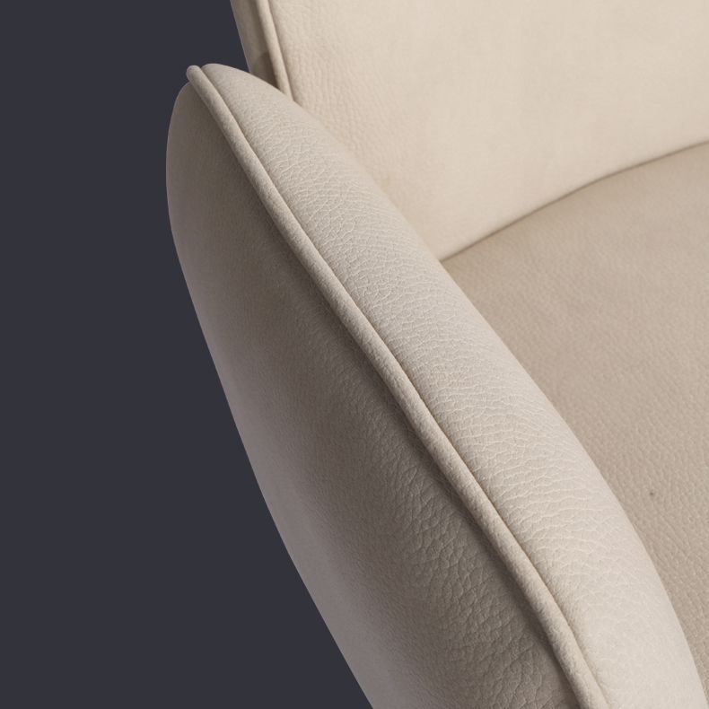 Contemporary Metal Dining Arm Chair Upholstered Dining Side Chair for Home Use Clearhalo ' kitchen&dining_furn' 'Dining Chairs' 'Dining Tables & Seating' 'dining_chair' 'furn' 'furn_dining_chair' 'Furniture' 'furniture_dining_chair' 'Kitchen & Dining Furniture' 'kitchen' 1200x1200_8e8d86bc-5378-4f4b-af02-340e33d385a3