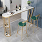 Indoor 42-inch Height Cocktail Bar Table Nordic Metal Base Bar Height Storage Table Clearhalo 'Bar Furniture' 'Bar Tables' 'bar_tables' 'furn' 'furn_bar_tables' 'Furniture' 'furniture_bar_tables' 'Kitchen & Dining Furniture' 'kitchen&dining_furn' 'kitchen' 1200x1200_8e90e41d-d013-4828-a317-1004a0d4cb25