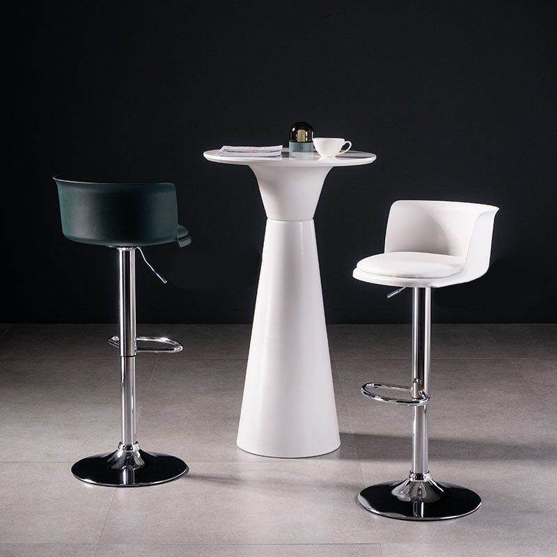 Scandinavian Adjustable Height Barstool Faux Leather Swivel Bar Stools Clearhalo 'Bar Furniture' 'Bar Stools' 'bar_stools' 'furn' 'furn_bar_stools' 'Furniture' 'Kitchen & Dining Furniture' 1200x1200_8e9224a6-a37c-4b5d-bf62-2aa6829aa2c6