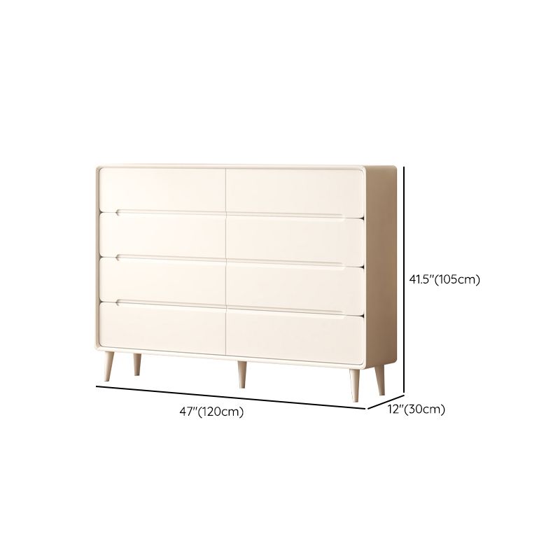 Cofensador de cofres de almacenamiento de madera cofre de almacenamiento moderno con 8 cajones