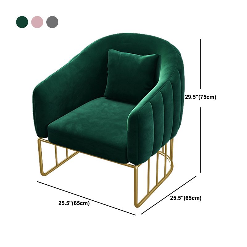25,59 "W x 29.52" H divano a smoking in velluto divano contemporaneo divano con schiena stretta