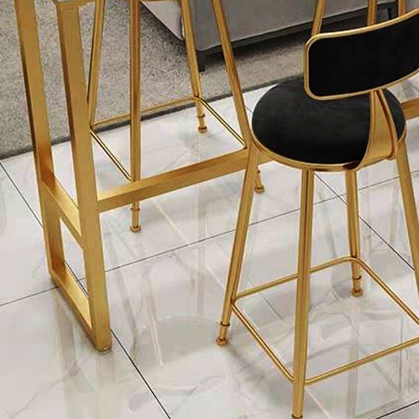 Tavolo da bistrot contemporaneo in pietra top rettangolo tavolo da cocktail bar interno in bianco