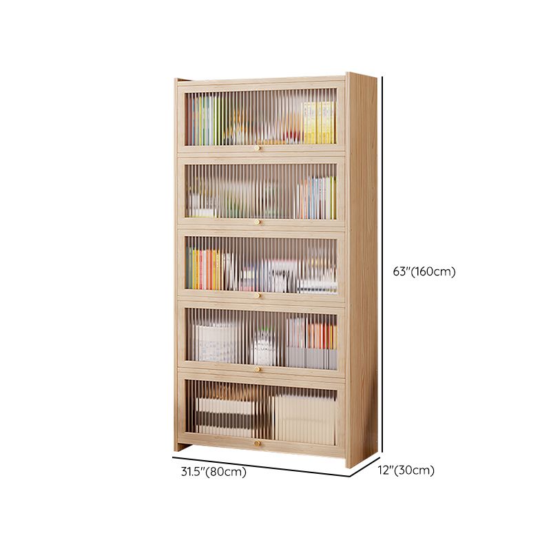 Natural Contemporary Cabinet, Solid Wood Accent Cabinet with Doors Clearhalo 'Cabinets & Chests' 'cabinets_chests' 'furn' 'furn_cabinets_chests' 'Furniture' 'Living Room Furniture' 1200x1200_8e9b37d6-0335-4e7f-97a1-61f3567dfdf7