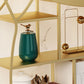 Glam Shelves Included Bookcase Standard Open Back Metal Bookshelf Clearhalo 'Bookcases' 'furn' 'furn_bookcases' 'Furniture' 'Office Furniture' 1200x1200_8e9bc5fd-0073-4723-823e-06c6b3d231a0