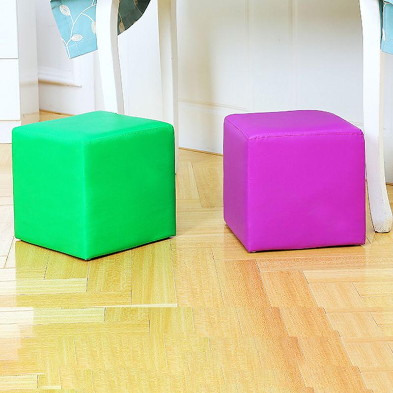Modern Color Block Square Cube Water Resistant Storage Ottoman Clearhalo 'furn' 'furn_ottomans_poufs' 'Furniture' 'Living Room Furniture' 'Ottomans & Poufs' 'ottomans_poufs' 1200x1200_8e9c4aa9-5bcf-4f2c-8474-5b00552e65b7