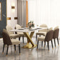 Set da pranzo moderno in pietra sinterizzata Set da pranzo da 1/2/5/6/7 pezzi per uso domestico