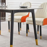 Rectangle Shape Luxury Dining Table Two-Color Fixed Table with Sintered Stone Clearhalo ' dining_table' 'Dining Tables & Seating' 'Dining Tables' 'furn' 'furn_dining_table' 'Furniture' 'furniture_dining_table' 'Kitchen & Dining Furniture' 'kitchen&dining_furn' 'kitchen' 'kitchen_dining_table' 1200x1200_8e9cb436-736b-4685-a8c3-c5ec29ad4553