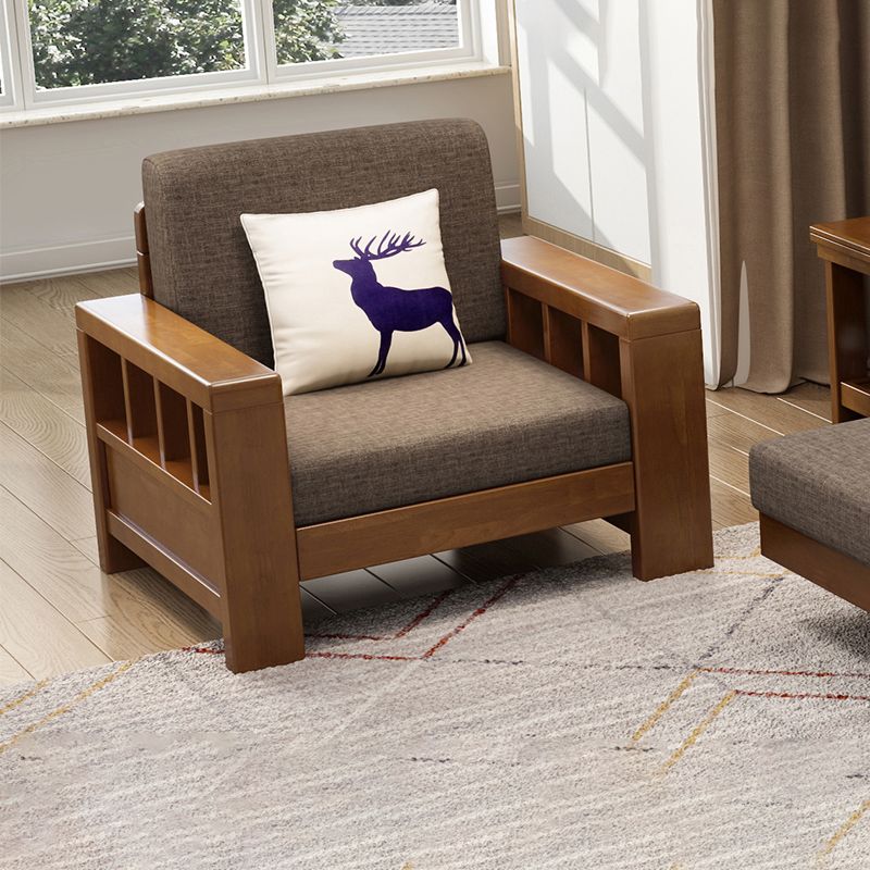 Rubberwood Contemporary Slipcovered Square Arm Sofa for Living Room Clearhalo 'furn' 'furn_sofas' 'Furniture' 'Living Room Furniture' 'Sofa' 'sofas' 1200x1200_8e9db3a8-e0d1-4879-a5de-9feca2424f36