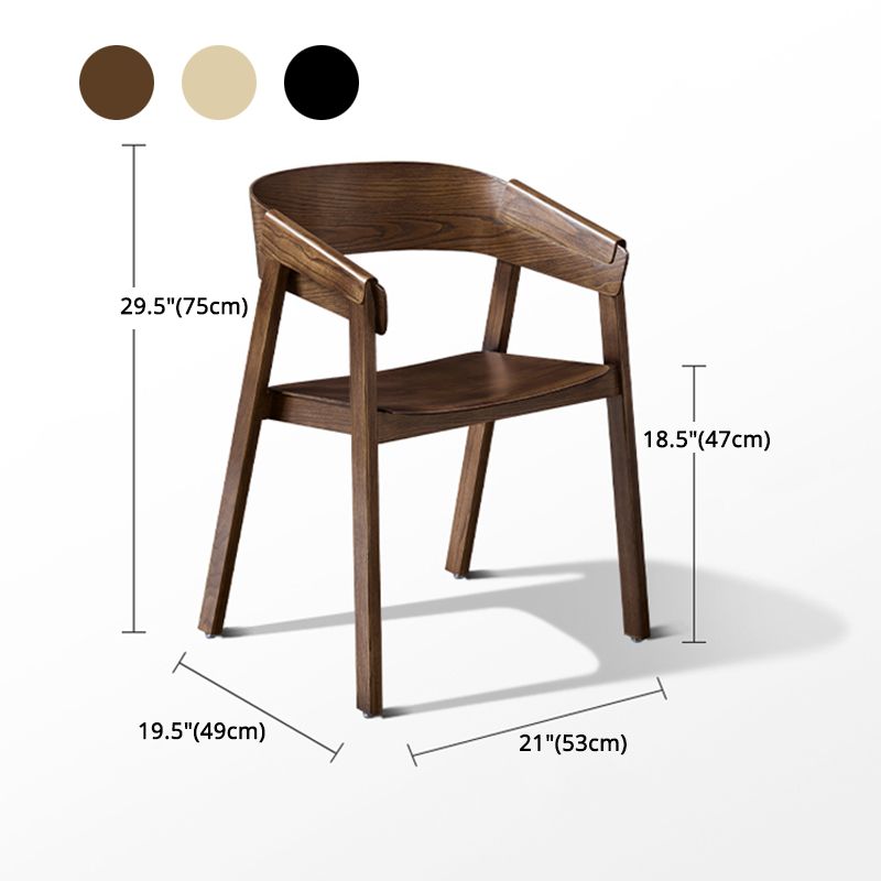 Sillas traseras tradicionales de la espalda silla de comedor con patas de madera para la cocina