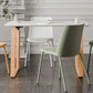 Modern Solid Back Side Chair Plastic Upholstered Armless Chair for Dining Room Clearhalo 'Dining Chairs' 'Dining Tables & Seating' 'dining_chair' 'furn' 'furn_dining_chair' 'Furniture' 'Kitchen & Dining Furniture' 1200x1200_8ea21a08-9637-4a23-958c-63850166ae0e