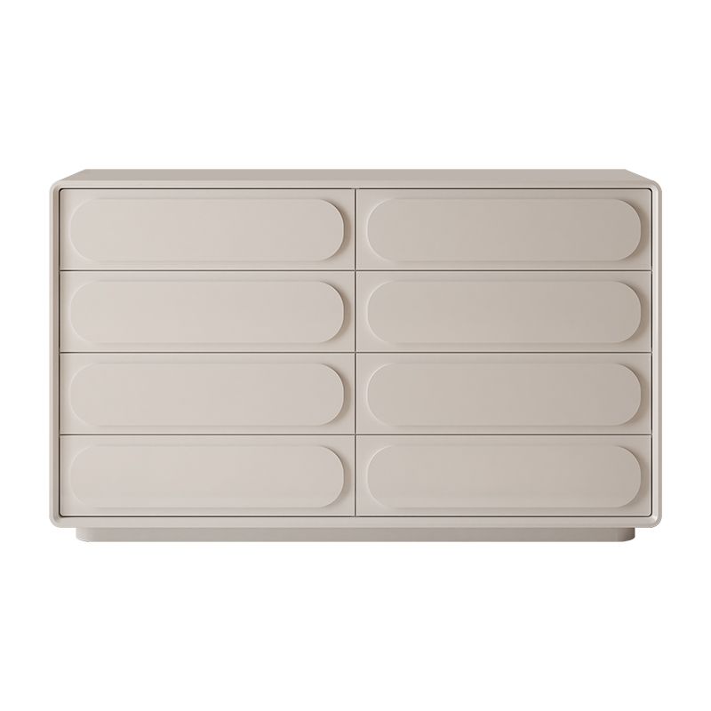 Modernismo Horizontal Cofre de lencería de almacenamiento de madera horizontal para espacio para habitación