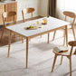 Sintered Stone Top Table White Dining Table for Kitchen Room
