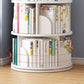 Engineered Wood Bookshelf Standard Contemporary Closed Back Bookcase Clearhalo 'Bookcases' 'furn' 'furn_bookcases' 'Furniture' 'Office Furniture' 1200x1200_8ea6dd0c-f0f4-4e7c-8ee6-a80c26270fcb