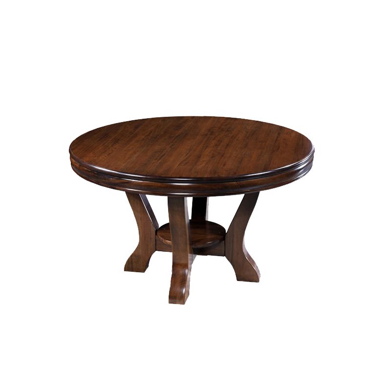 Solid Wood Dining Room Table Traditional Pedestal Dining Table Clearhalo 'Dining Tables & Seating' 'Dining Tables' 'dining_table' 'furn' 'furn_dining_table' 'Furniture' 'Kitchen & Dining Furniture' 1200x1200_8ea71954-8c24-4c26-98a2-b33be4a2a697