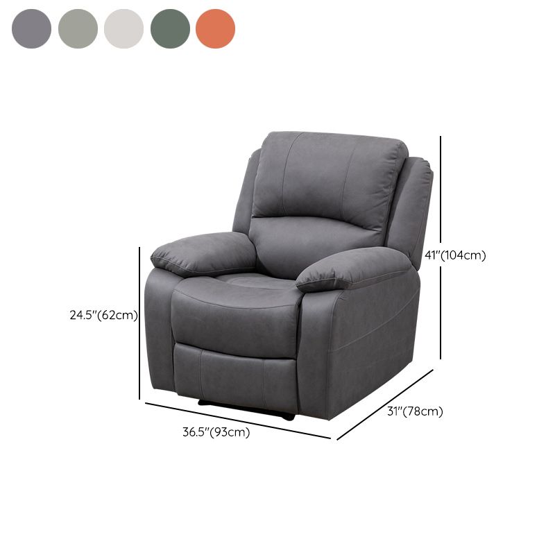 Solid Color Standard Recliner Modern Minimalist Home Single Recliner Clearhalo 'Chairs & Seating' 'furn' 'furn_recliners' 'Furniture' 'Living Room Furniture' 'Recliners' 1200x1200_8eaa79e7-1a1b-4623-b1b6-69adf70adccf