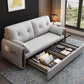Linen Square Sofa Bed Slipcovered Tufted Back Sofa with Storage in Grey Clearhalo 'furn' 'furn_sofas' 'Furniture' 'Living Room Furniture' 'Sofa' 'sofas' 1200x1200_8eac7ace-d497-4005-bc4d-d748928e5c7c