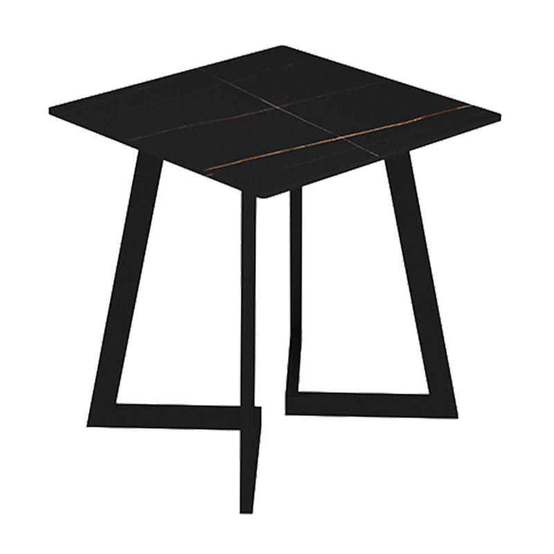 Industrial Black Dinner Room Kitchen Table Sled Base Table for Dining Room Clearhalo ' dining_table' 'Dining Tables & Seating' 'Dining Tables' 'furn' 'furn_dining_table' 'Furniture' 'furniture_dining_table' 'Kitchen & Dining Furniture' 'kitchen&dining_furn' 'kitchen' 'kitchen_dining_table' 1200x1200_8ead1cf7-c7c9-469e-ab9a-e879531c6129
