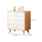Minimalist Wooden Accent Cabinet Bar Pulls Handle Design Storage Cabinet
