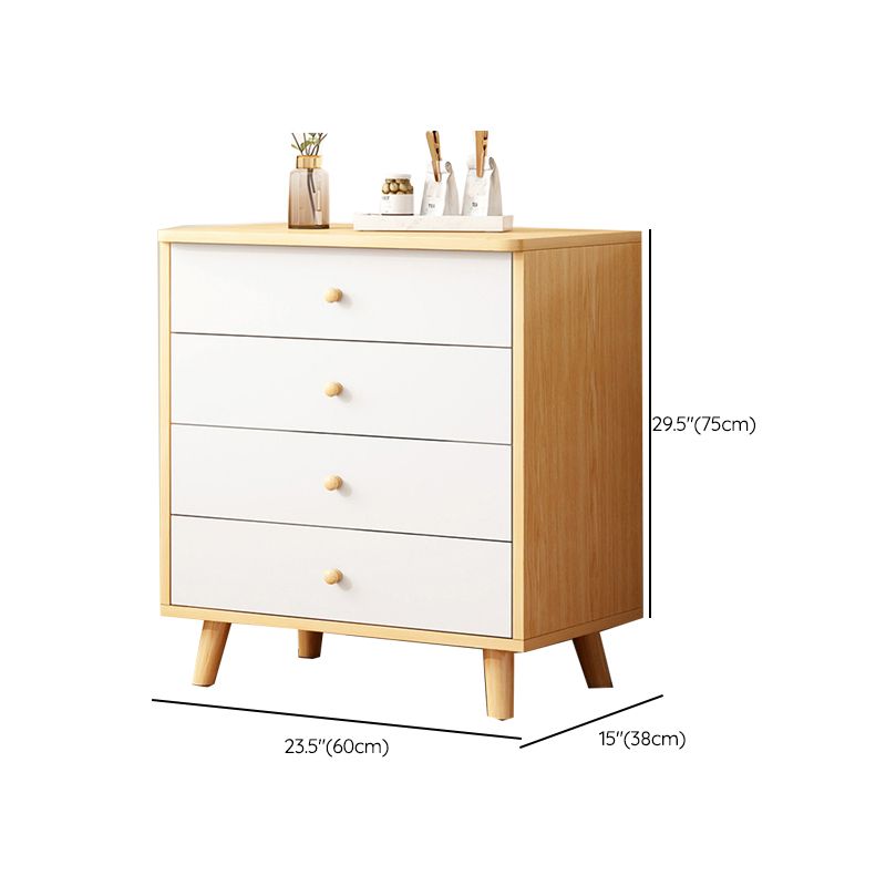 Minimalist Wooden Accent Cabinet Bar Pulls Handle Design Storage Cabinet