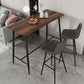 Contemporary Bar Counter Table Rectangle Sintered Stone Table for Kitchen Clearhalo 'Bar Furniture' 'Bar Tables' 'bar_tables' 'Furniture' 'furniture_bar_tables' 'Kitchen & Dining Furniture' 1200x1200_8eadecce-918c-4573-b834-85620fbe2816