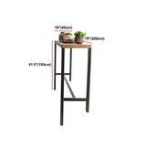 Pine Wood Bar Dining Table Industrial Rectangle Bar Table with Trestle for Balcony Clearhalo 'Bar Furniture' 'Bar Tables' 'bar_tables' 'furn' 'furn_bar_tables' 'Furniture' 'furniture_bar_tables' 'Kitchen & Dining Furniture' 1200x1200_8eaf6747-15fb-470f-962f-770f200d4617
