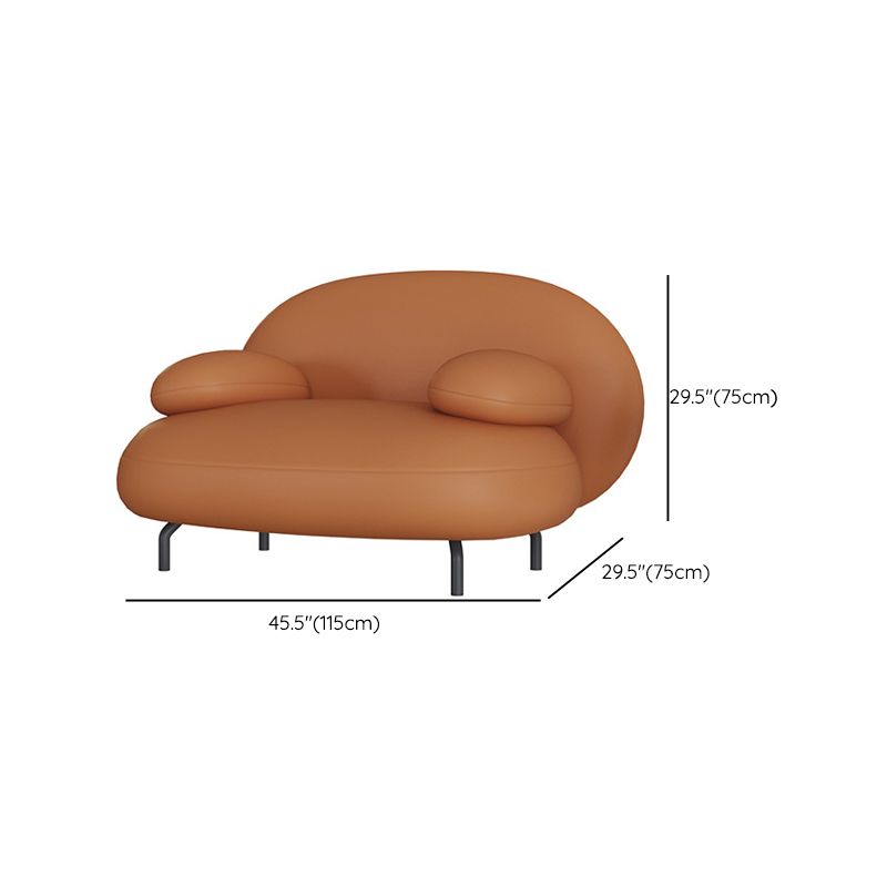 Contemporary Faux Leather Standard Settee Pillow Top Arm Tight Back Sofa Clearhalo 'furn' 'furn_sofas' 'Furniture' 'Living Room Furniture' 'Sofa' 'sofas' 1200x1200_8eb7359d-7d8e-4d97-bc03-96fc8d7e7220